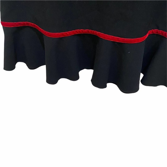 Janette Fashion Black and Red   Dress Sz Small - Picture 4 of 8